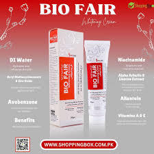 Bio Fair Whitening Cream & Glu Tone Whitening Capsule