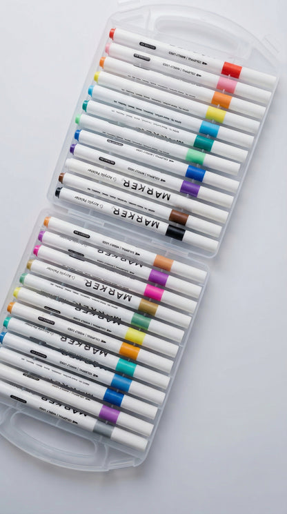 Premium Acrylic Paint Markers (24 Pcs Set)