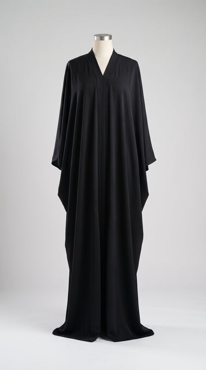 Premium Front-Open Kaftan Abaya for Women – Loose Fit Modest Islamic Abaya