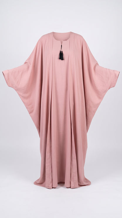 Elegant  Butterfly Abaya for Women – Flowy Batwing Loose-Fit Modest Tie Abaya