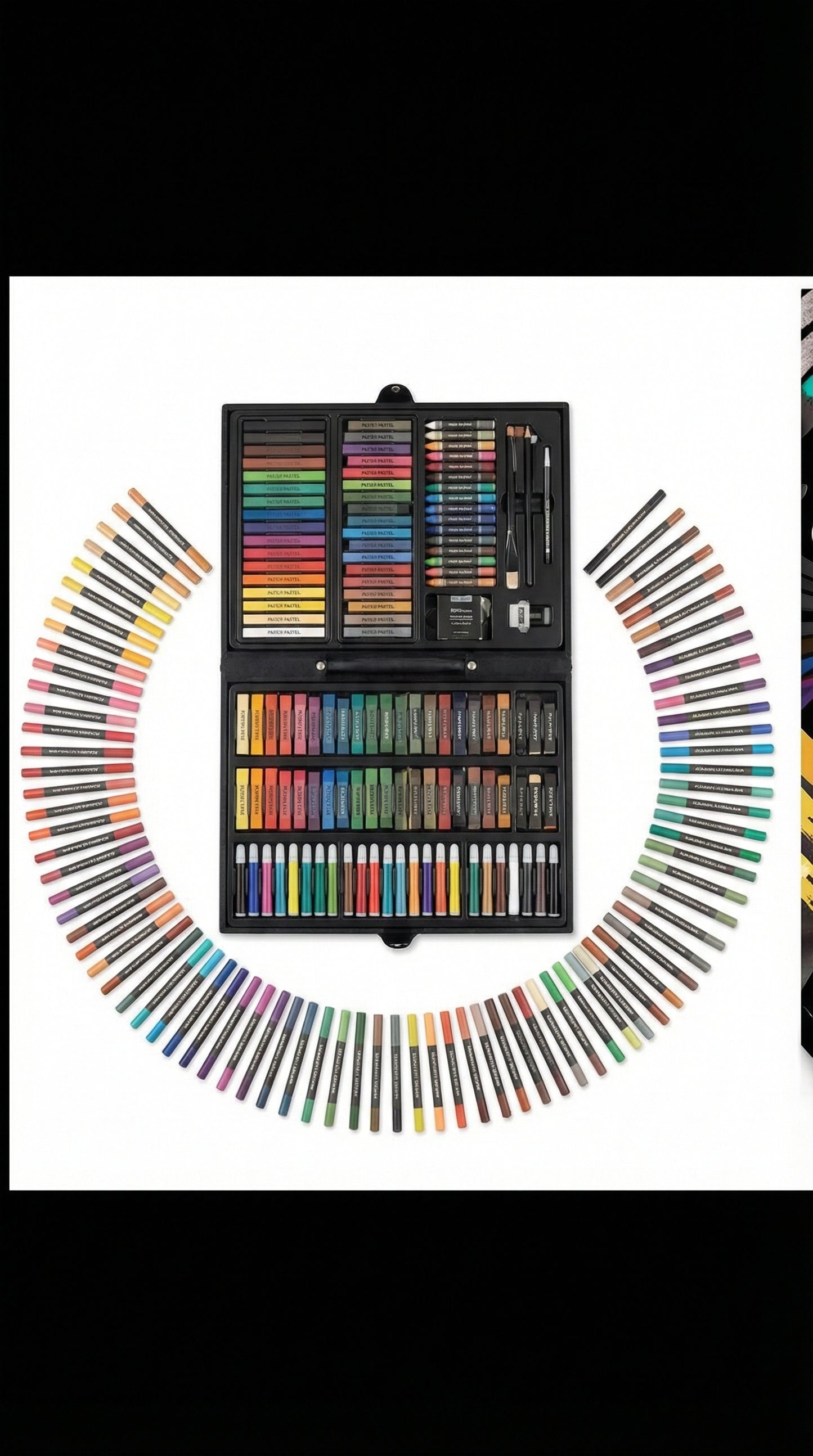 Deluxe 150pc Art & Creativity Set-150-Piece Ultimate Artist’s Studio – The Complete Masterpiece Kit for Kids & Teens