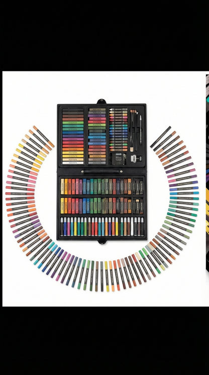Deluxe 150pc Art & Creativity Set-150-Piece Ultimate Artist’s Studio – The Complete Masterpiece Kit for Kids & Teens