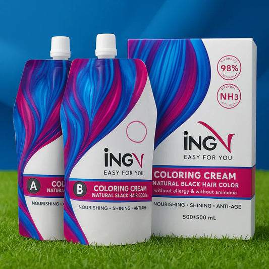 INGV Hair Colour 1000ml – Ammonia-Free, 98% Allergy-Free