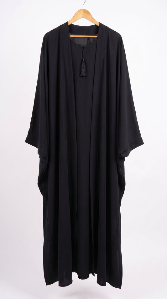 Elegant  Butterfly Abaya for Women – Flowy Batwing Loose-Fit Modest Tie Abaya