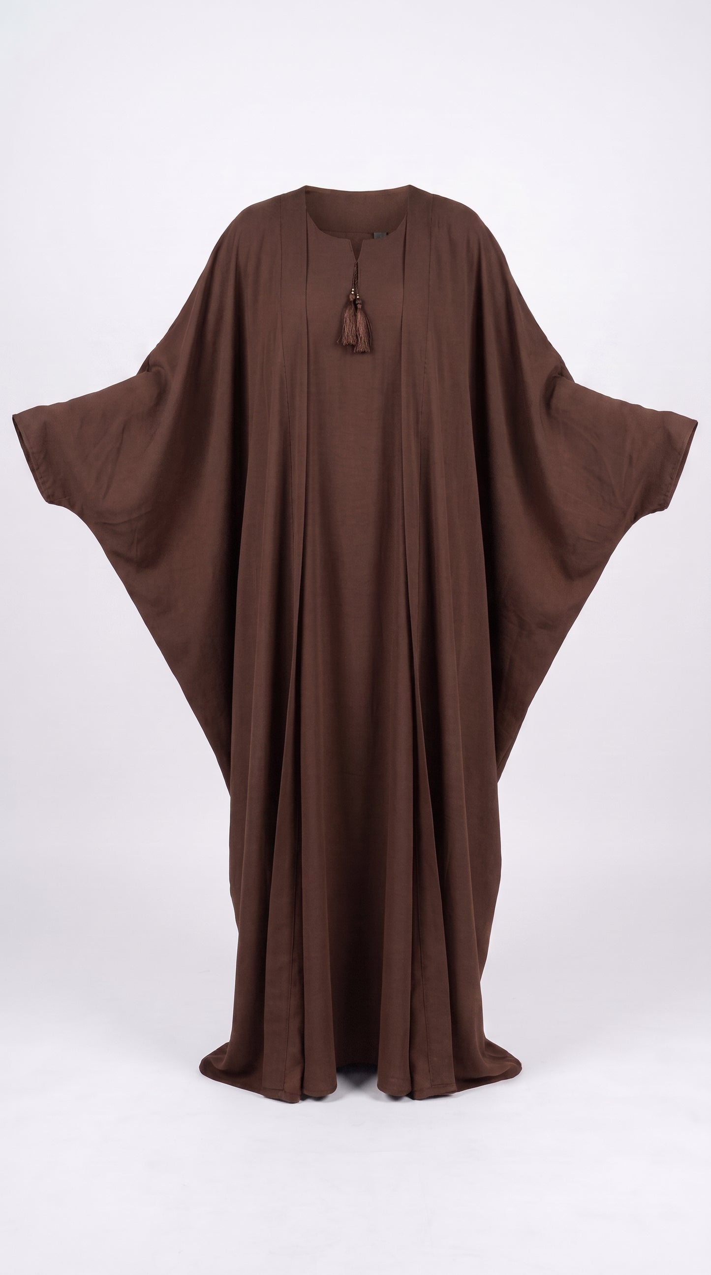 Elegant  Butterfly Abaya for Women – Flowy Batwing Loose-Fit Modest Tie Abaya
