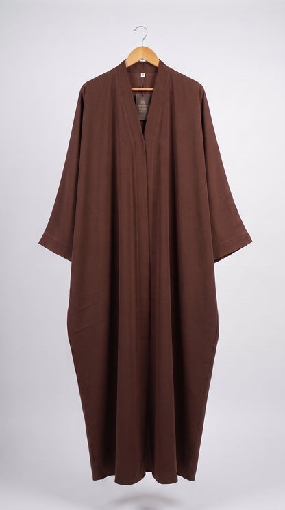 Premium Front-Open Kaftan Abaya for Women – Loose Fit Modest Islamic Abaya