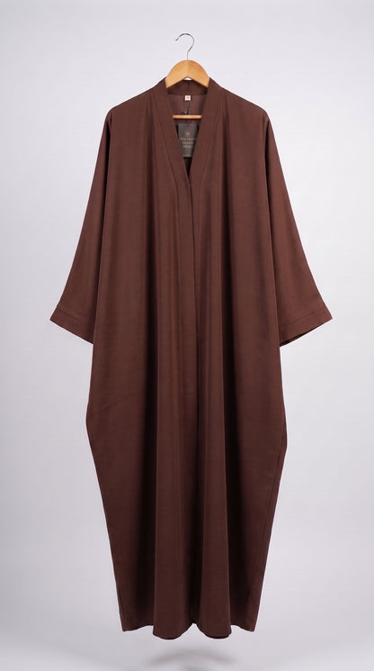 Premium Front-Open Kaftan Abaya for Women – Loose Fit Modest Islamic Abaya