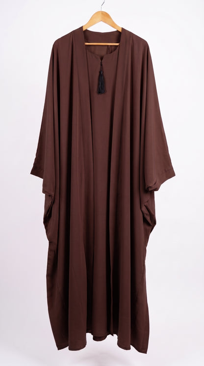 Elegant  Butterfly Abaya for Women – Flowy Batwing Loose-Fit Modest Tie Abaya