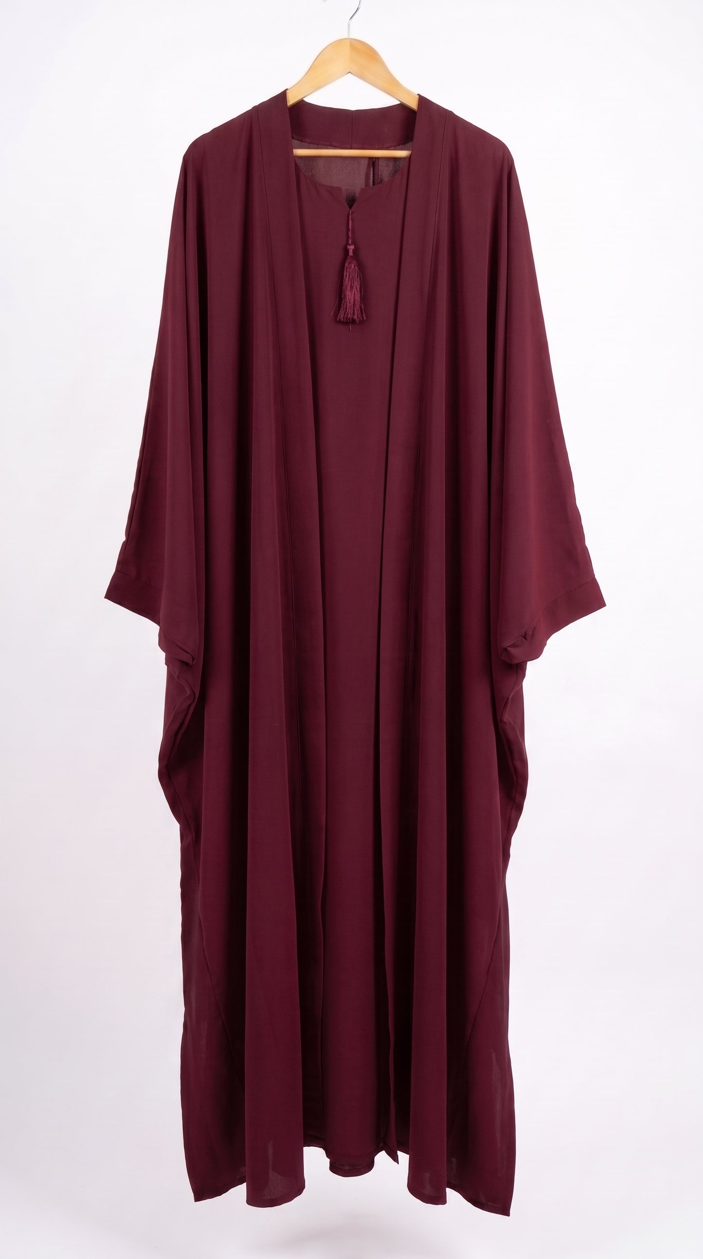 Elegant  Butterfly Abaya for Women – Flowy Batwing Loose-Fit Modest Tie Abaya