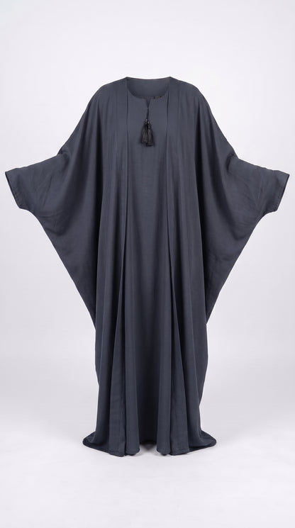Elegant  Butterfly Abaya for Women – Flowy Batwing Loose-Fit Modest Tie Abaya