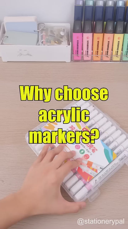 Premium Acrylic Paint Markers (24 Pcs Set)